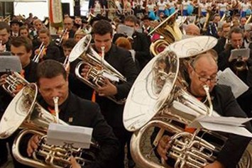 Demoucelle Parkinson Charity fundraising for research brass band concert