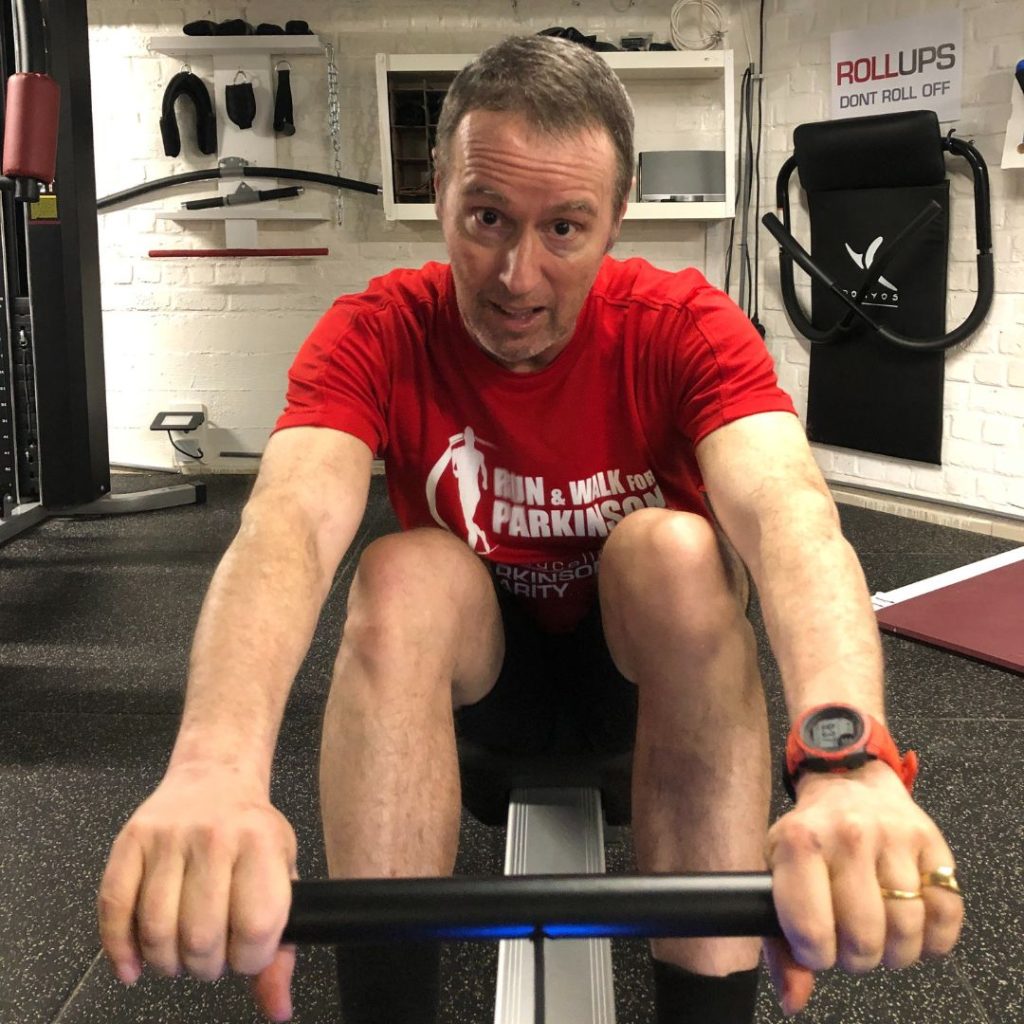 Instagram Posts DO IT rowing machine - Demoucelle Parkinson Charity