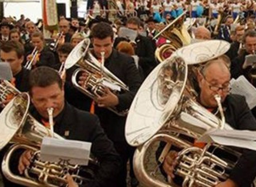 Demoucelle Parkinson Charity fundraising for research brass band concert